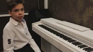 Андрей Гончаров (10 лет). Разговор о новом сочинении "Соната для фортепиано №2"