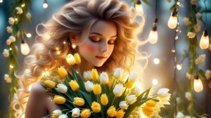 С Татьяниным днём! Пусть счастье будет с вами! Трогательная музыкальная открытка.