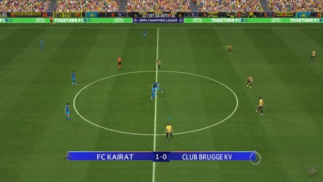 Футбол. Лига Чемпионов. Кайрат - Брюгге. Обзор матча [PES 2017] смотреть онлайн