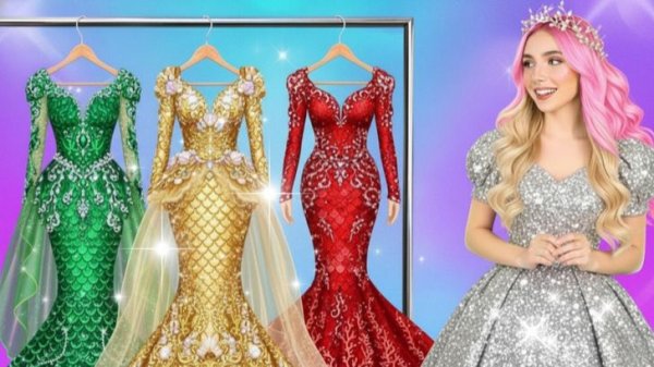 Я выбрала один цвет 😱🌊 Огненная или ледяная русалка? ❄️🔥