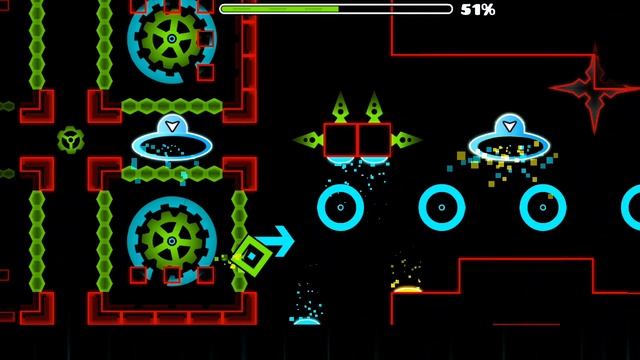 Clubstep Auto в Geometry dash.