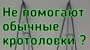 Как поймать слепца. крота. Кротоловка.