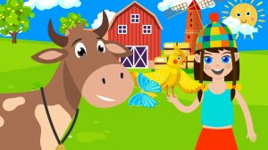 Как говорят животные - Любаша и Зебра в клеточку - Голоса животных 1 серия - Песенка для малышей