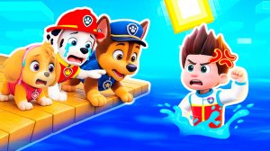 ЩЕНЯЧИЙ ПАТРУЛЬ ВЫГНАЛИ РАЙДЕРА с ПЛОТА в ОКЕАНЕ КЕЙТИ В МАЙНКРАФТ