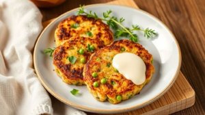 Классические постные гороховые котлеты, идеальны для поста и  вегетарианского меню