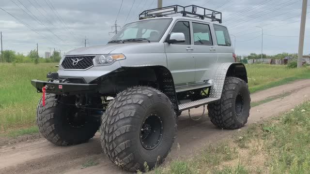 скб600 УАЗ патриот 2021 на колёсах 1350x700 53