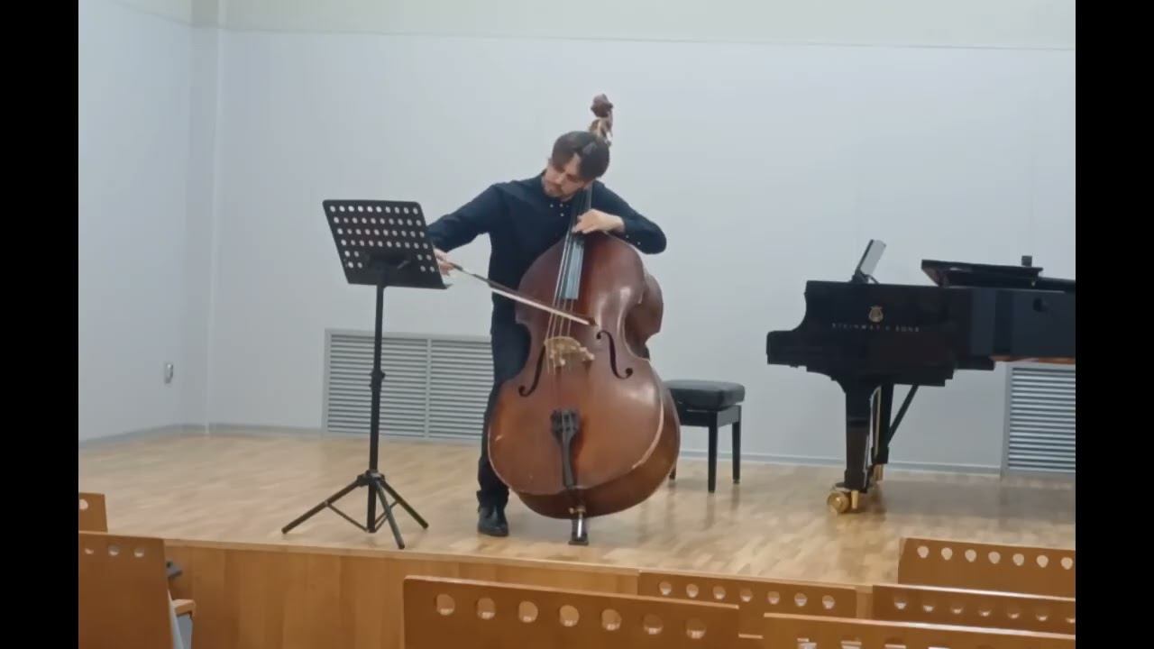 M.Weinberg - Sonata For Double Bass Solo [LIVE] (Solo: T.Petrosov)