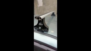 Mitsubishi Lancer 9. Установка багажника на крышу и бокса