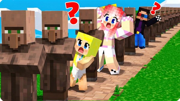 😳КУДА ВЕДЕТ ЭТА ОГРОМНАЯ ОЧЕРЕДЬ в МАЙНКРАФТ? НУБИК