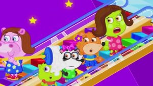 Маша и Леопольд Потерялся на эскалаторе - Мультик для детей