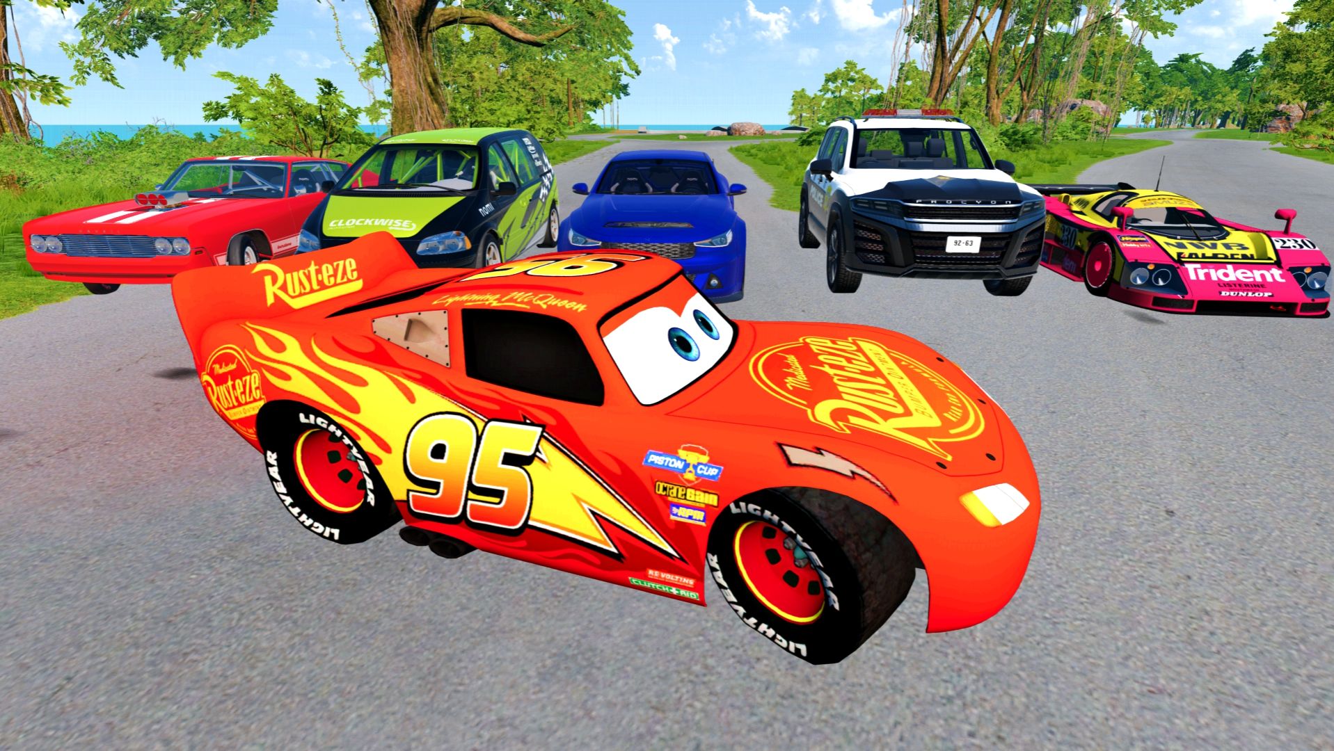 МУЛЬТИКИ ПРО МАШИНКИ: безумные каскадёры — полёт, кувырок, взрыв! смотреть онлайн