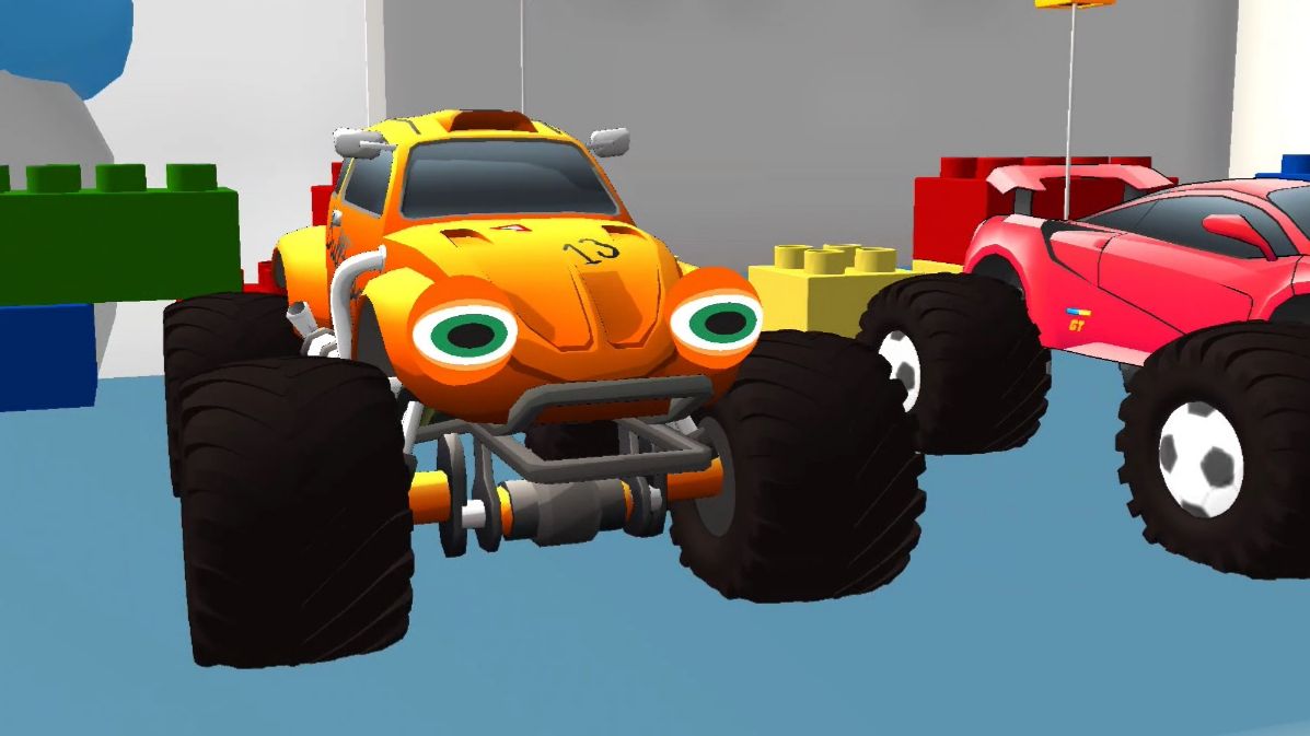 Гонки для мальчиков на монстр-траках Monster Trucks Kids Game 3
