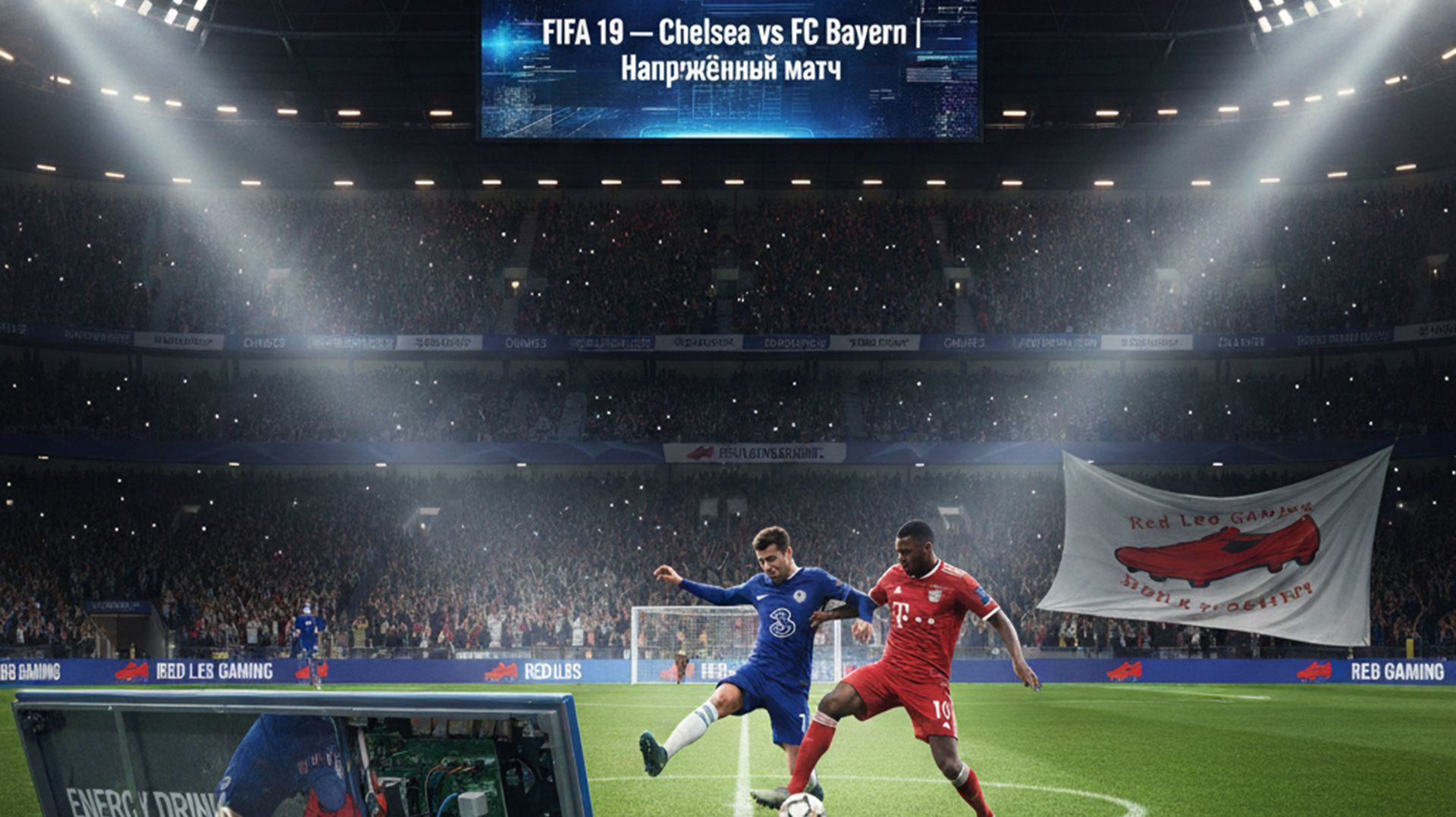 FIFA 19 — Chelsea vs FC Bayern | Напряжённый матч | PS5 смотреть онлайн