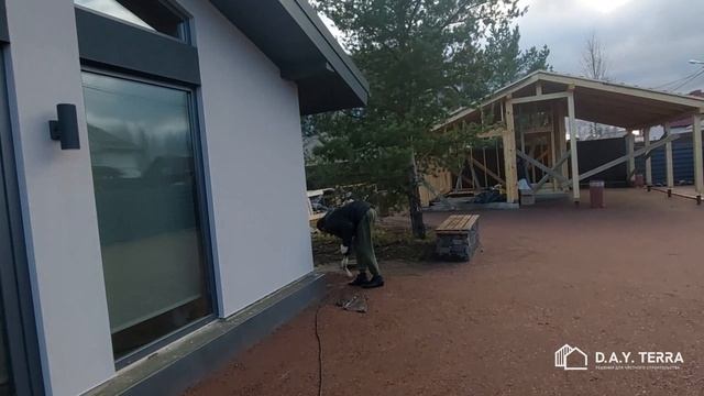 Устройство штукатурного фасада из декоративной штукатурки