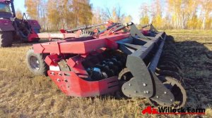 Работа дискатора "Дискант-Мега 8" от Willock Farm по влажной почве. Сибирская осень 2024