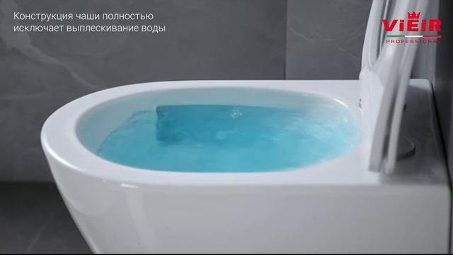 Унитаз подвесной, круглый (ЧЕРНЫЙ) ViEiR смотреть онлайн