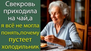 Свекровь приходила на чай, а я всё не могла понять, почему пустеет холодильник