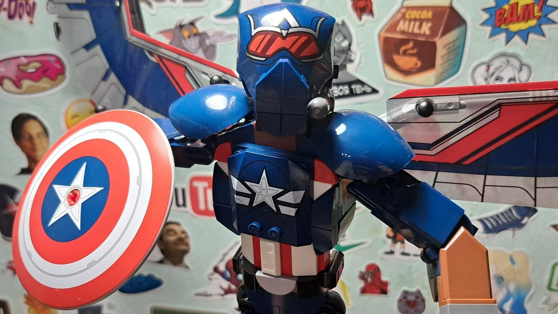 Новый КАПИТАН АМЕРИКА от Lego \ Construction Figure | Обзор набора 2024 года!