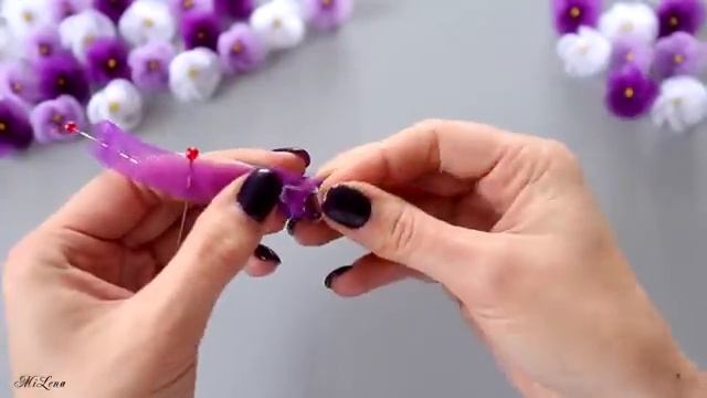 🌸 ЦВЕТЫ ИЗ ФАТИНА 🌸 TULLE FLOWERS 🌸