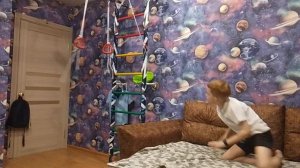 учусь паркуру часть 1