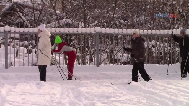 Школа №117 Лыжная подготовка на уроках физкультуры