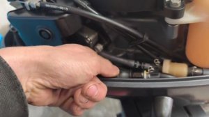 Запуск лодочного мотора Yamaha F6, 2011 год.