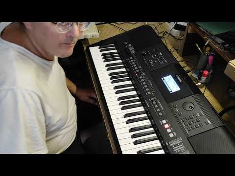 Июльский мотив на синтезаторе Yamaha PSR E463