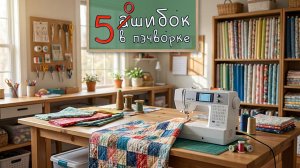 Частые ошибки в пэчворке