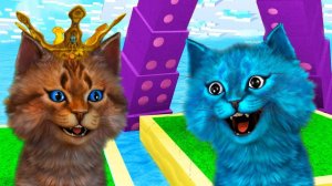 ВЫЖИВАЕМ на островах в Roblox CURSED ISLAND! Котёнок Лайк против Котик Игроман