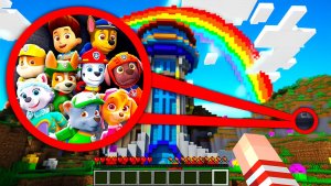 😳Я НАШЛА СЕКРЕТНУЮ БАЗУ СКАЙ ЩЕНЯЧИЙ ПАТРУЛЬ В МАЙНКРАФТ  PAW PATROL МУЛЬТИК