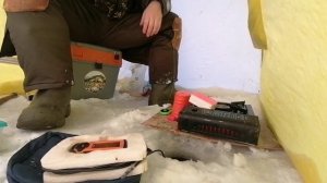 Белоярка/Ангар/ Рыбалка в мороз 21 января/ Попал на раздачу рыбы