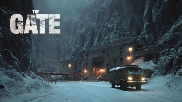 Beyond the Frozen Gate Mysterious Winter Sci-Fi Ambience