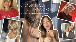 Как я восстановила волосы после сожженного блонда | мой реальный путь