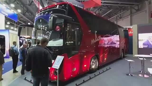 Новый туристический автобус из Беларуси - шикарный МАЗ-351047 🚌⭐🚌 смотреть онлайн
