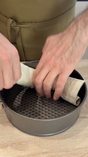 Мясной пирог без теста, из лаваша