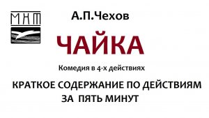 «ЧАЙКА» - краткое содержание по действиям пьесы А.П. Чехова за 5 минут