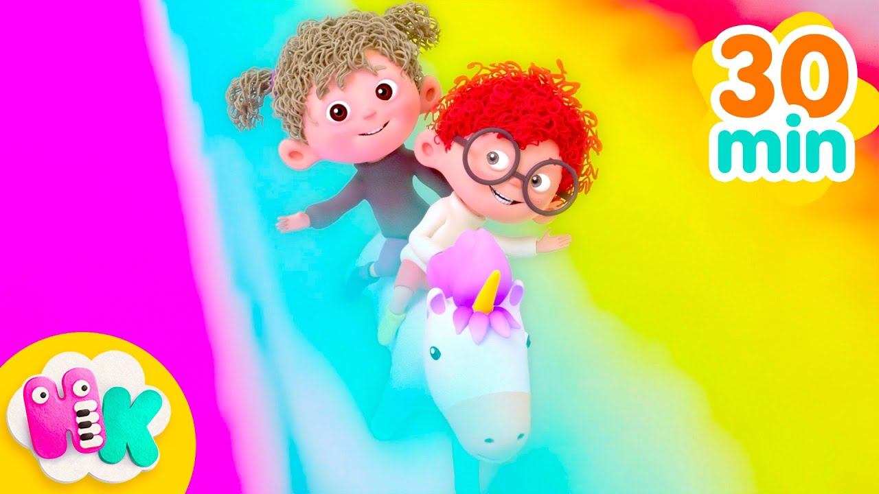 As Cores do Arco-íris | Musica do Arco Iris Infantil | HeyKids em Português смотреть онлайн