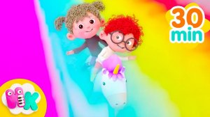 As Cores do Arco-íris | Musica do Arco Iris Infantil | HeyKids em Português
