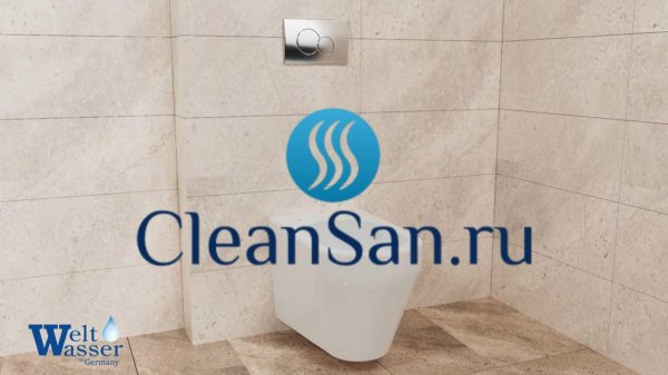 CleanSan | Установка инсталляции и подвесного унитаза на примере WW AMBERG 506