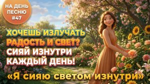 НА ДЕНЬ ПЕСНЮ #47 | Светлая ПЕСНЯ-АФФИРМАЦИЯ для любви к себе | «Я сияю светом изнутри»