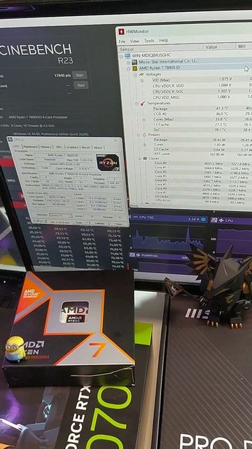 Как греется Ryzen 7 7800X3D под Deepcool LE360 V2? Как нагревается GIGABYTE RTX 5070 WINDFORCE OC? смотреть онлайн