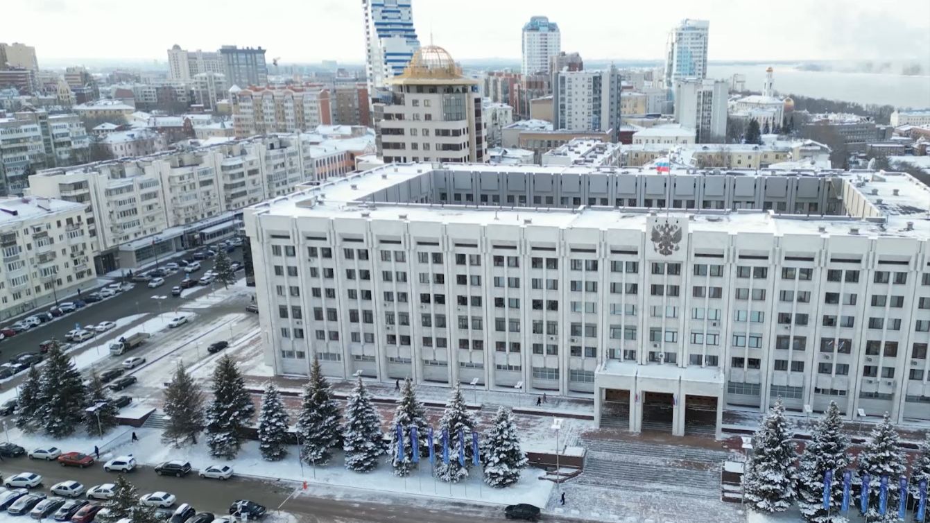 Как развивается Красноярский район? Встреча Вячеслава Федорищева с Юрием Горяиновым смотреть онлайн