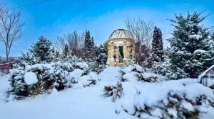 ПЕРВАЯ НОЧЕВКА Анфисы и Люси, мы спешим проведать их и по пути показываем Вам ЗАСНЕЖЕННЫЙ ПАРК!