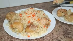 Курица с рисом - вкусный ужин для всей семьи.