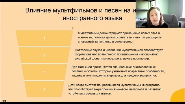 Вебинар «Английский язык для дошкольников: методика и практические инструменты обучения»