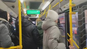 Поездка на новом автобусе НефАЗ-5299-40-57 (CNG) № М 929 УО 13, маршрут 23