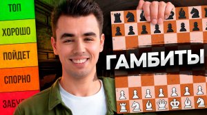 ТИРЛИСТ ГАМБИТОВ В ШАХМАТАХ: Топ-10 популярных начал за белых