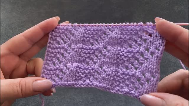 🧶НЕОБЫЧНАЯ ГЕОМЕТРИЯ УЗОРА🤍 смотреть онлайн