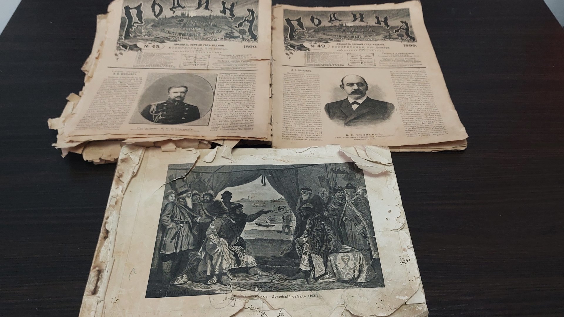 Иллюстрированный журнал Родина-1899 года