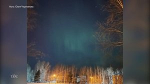 Жители Колпашевского района стали свидетелями редкого природного явления